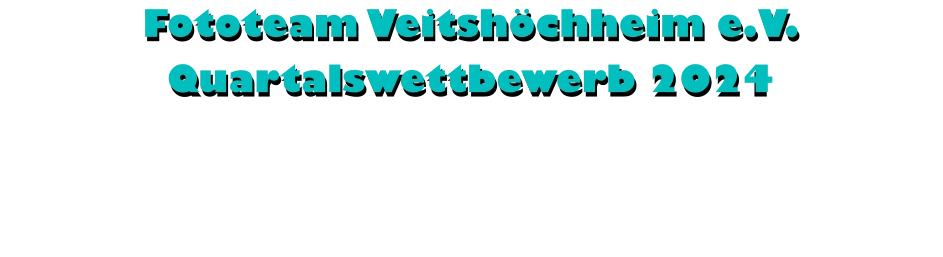 Fototeam Veitshöchheim e.V. Quartalswettbewerb 2021 Fototeam Veitshöchheim e.V. Quartalswettbewerb 2024