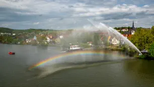 Wasserspiele der Feuerwehr